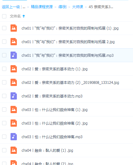 陈海贤·亲密关系30讲，mp3，得到，大师课  陈海贤 亲密关系 mp3 得到 大师课 第1张